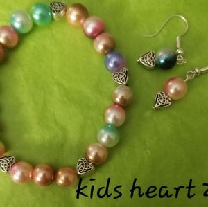 Kids heart 2pc set